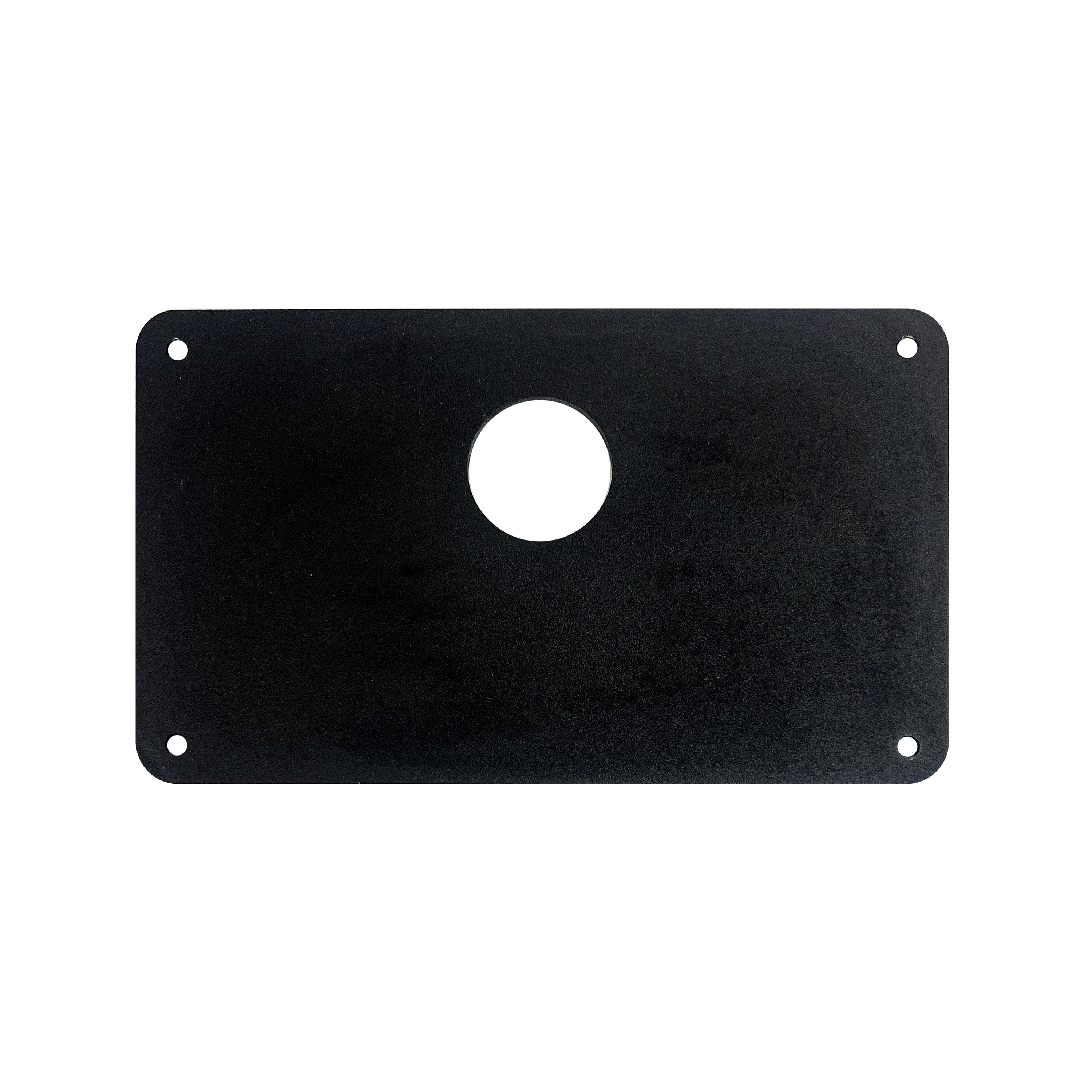 Console Plate (6" x 10") w/Rounded Corners
