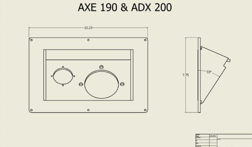 Leveling Plate - Vexus ADX 200 & AXE 180