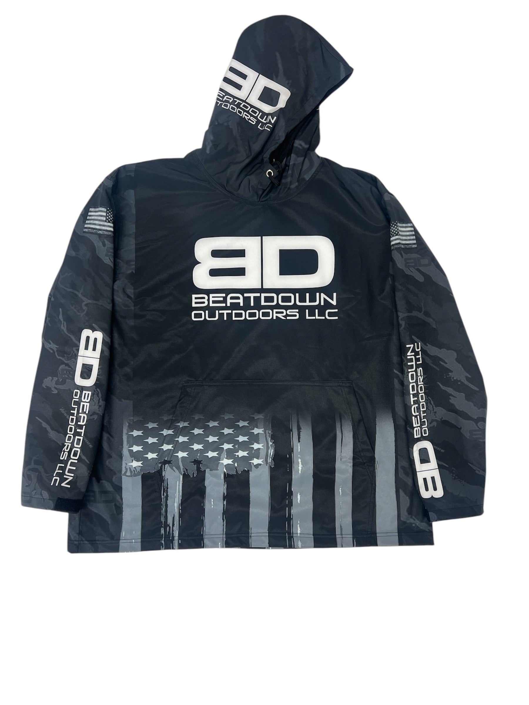 BeatDown Water Resistant Camo Hoodie
