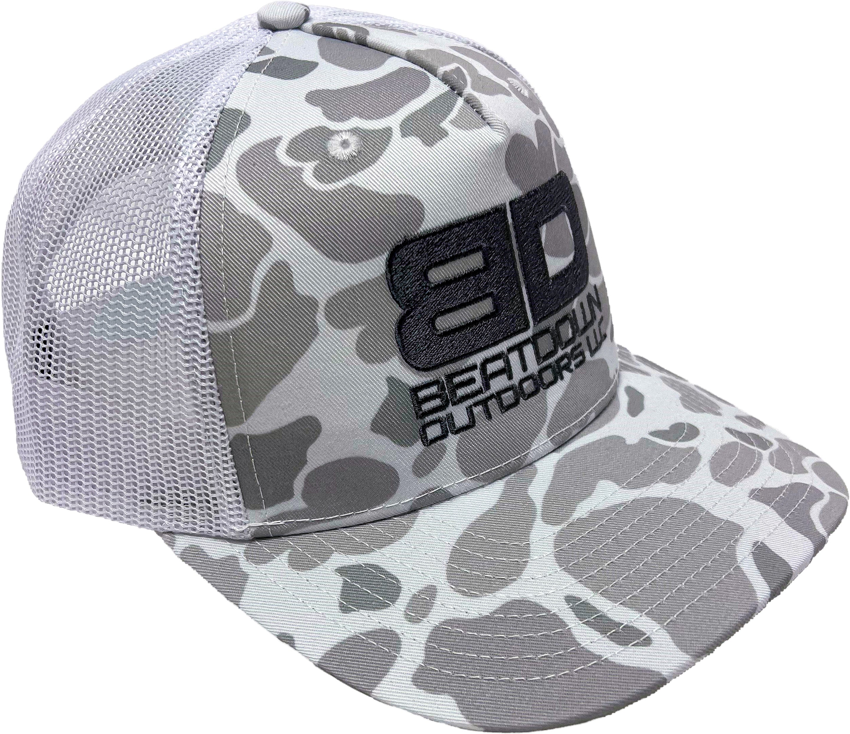 BeatDown Hat Gray/White Camo