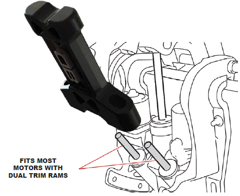 Transom Saver & Steering Clip Combo