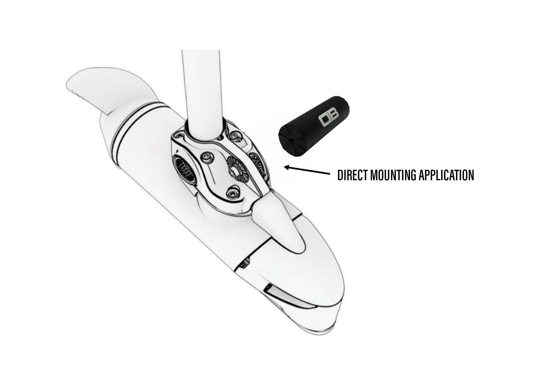 Zero Degree Mount - Garmin Kraken