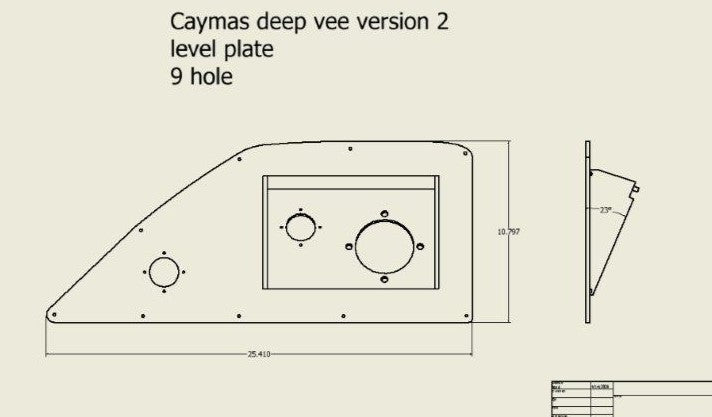 Leveling Plate - Caymas DV22