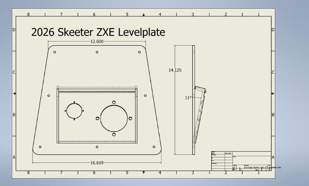 Leveling Plate - Skeeter ZXE