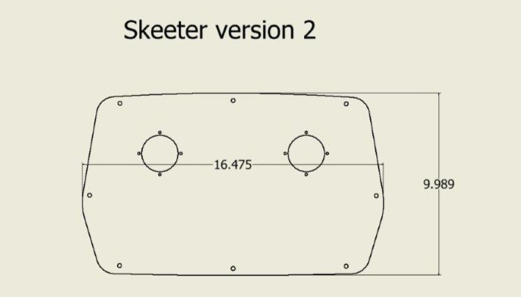 Console Plate Skeeter Version 2