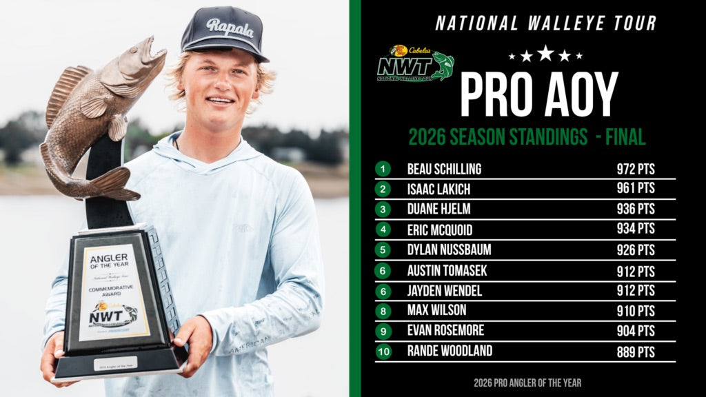 Beau Schilling Makes NWT History as Youngest Angler of the Year