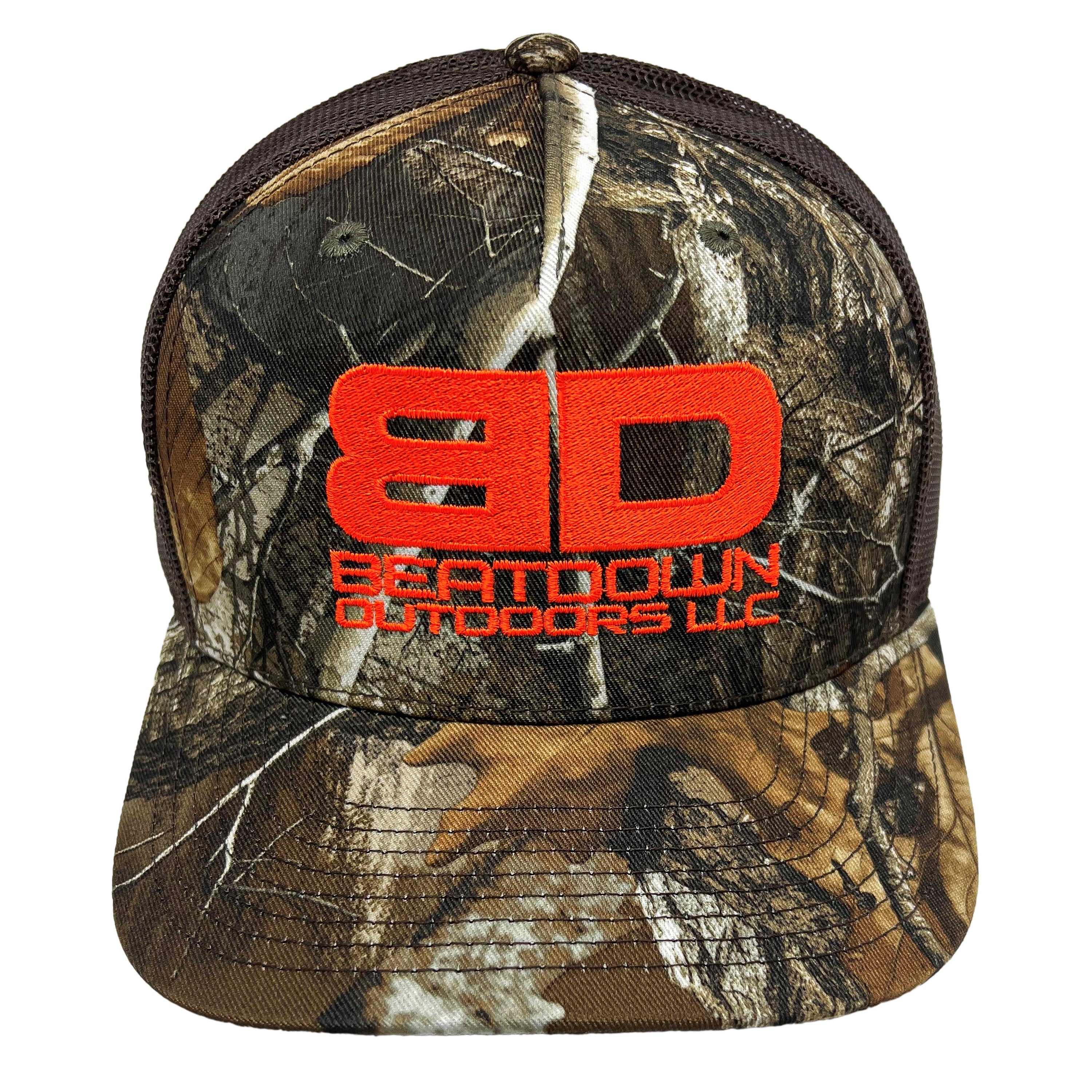 BeatDown Hat Camo/ Orange