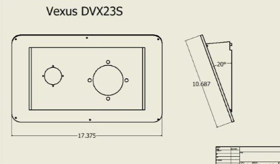 Leveling Plate - Vexus DVX 23S