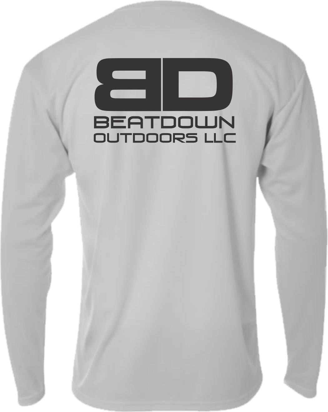 Silver Sport Tek Long Sleeve Competitor Tee