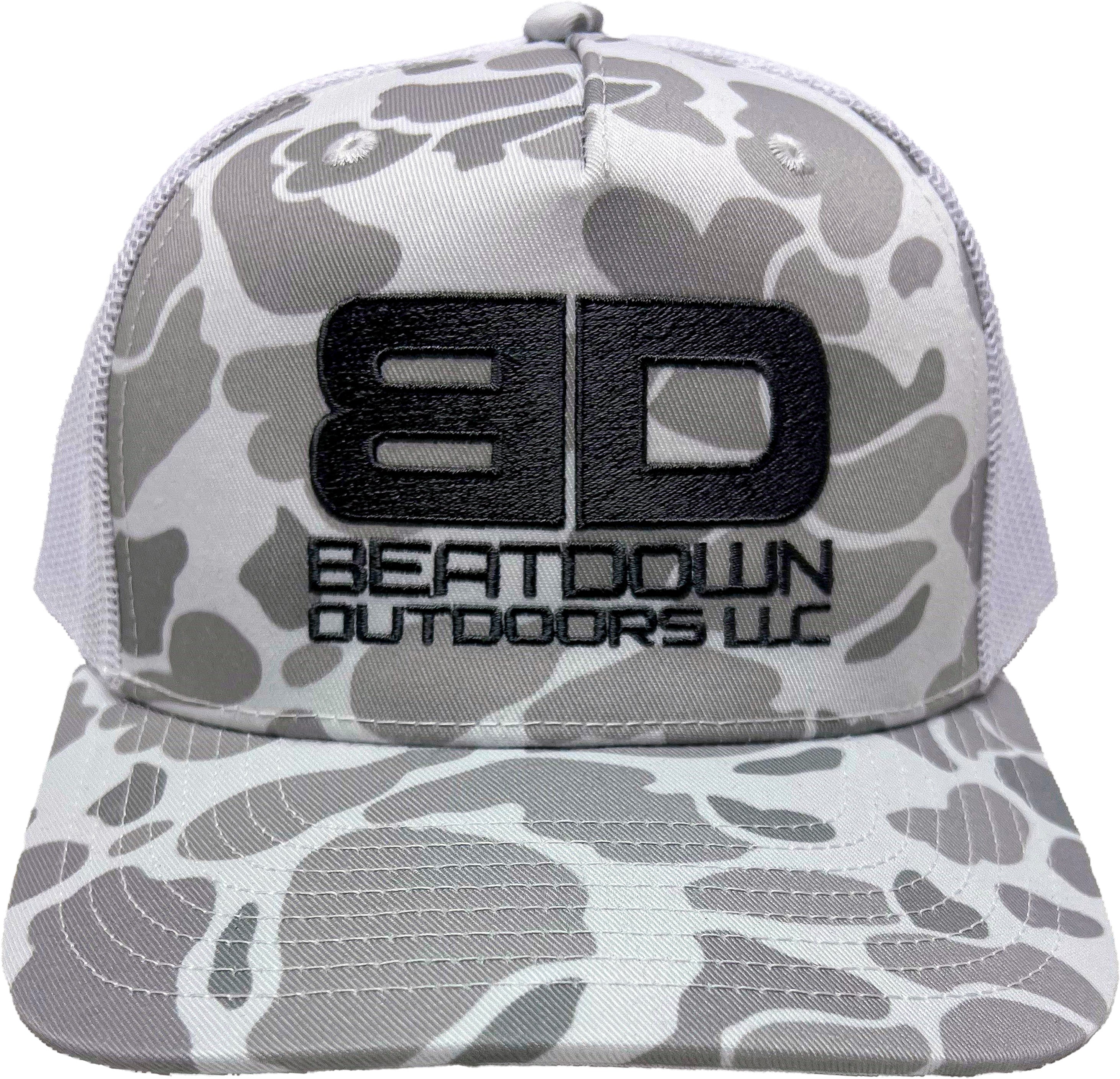 BeatDown Hat Gray/White Camo