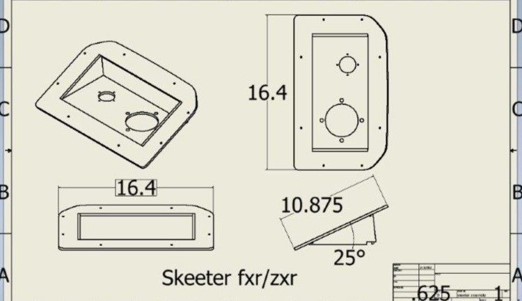 Leveling Plate - Skeeter FXR/ ZXR