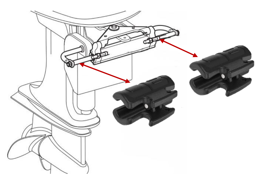 Transom Saver & Steering Clip Combo