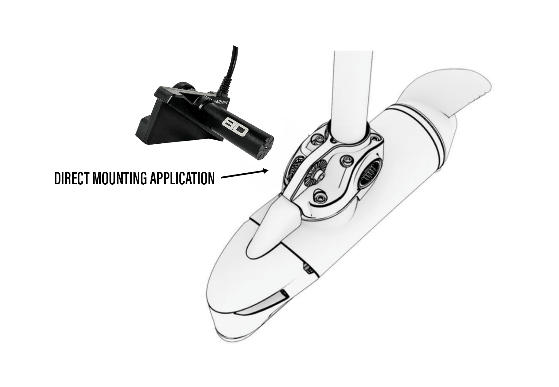 Zero Degree Mount - Garmin Kraken