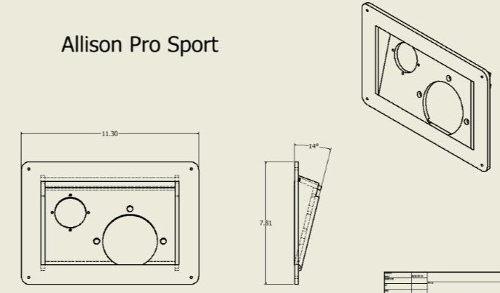 Leveling Plate - 2026 Allison Pro Sport