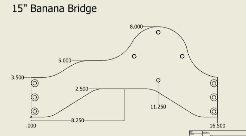 Banana Bridge 15"