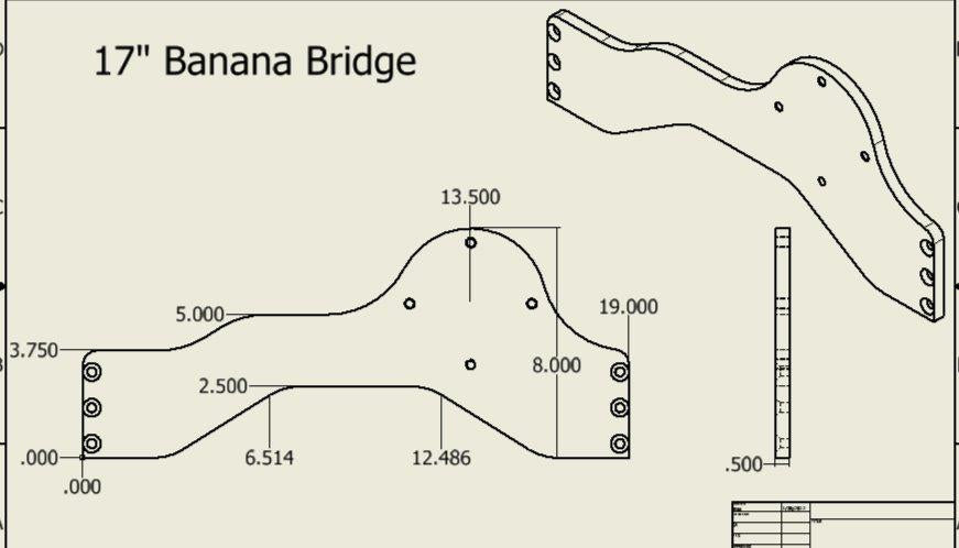 Banana Bridge 17"