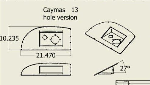 Leveling Plate - Caymas 27º with 7 or 13 hole