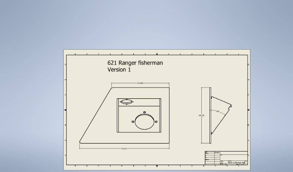 Leveling Plate - Ranger 621VS Fisherman
