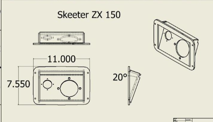 Leveling Plate - Skeeter ZX 150