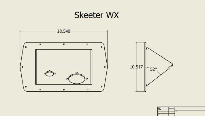 Leveling Plate - Skeeter WX with Flange Holes